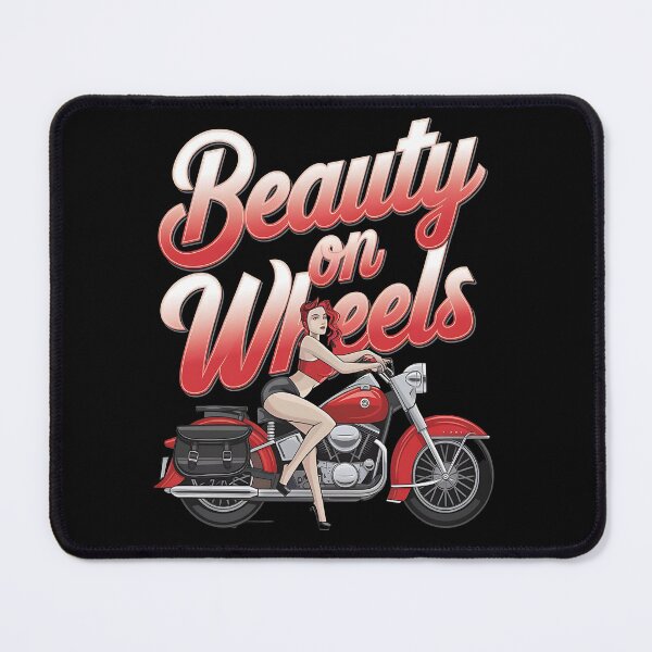 Item preview, Beauty on wheels - Just ride - Chopper garage - Bike garage - Pin-up chopper - Chopper garage - Pin-up biker - American Pin-up designed and sold by JansenGS.