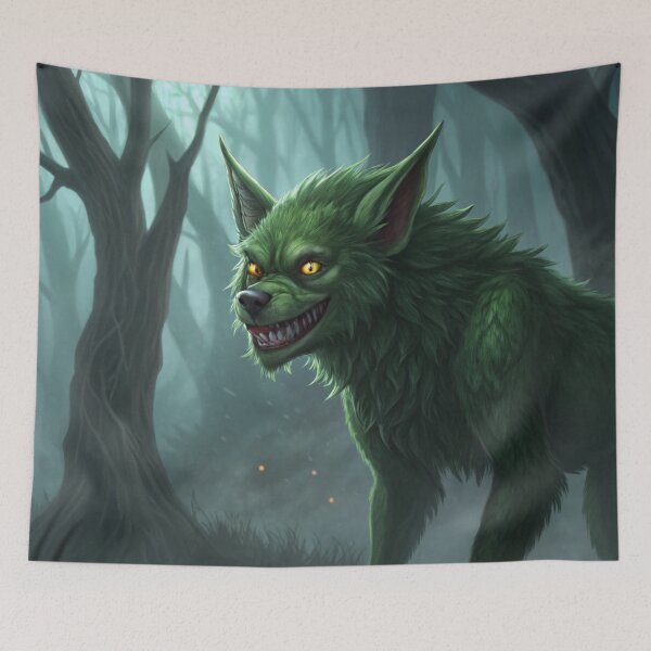 Item preview, Goblin hellhound 02 designed and sold by AIfolklore.
