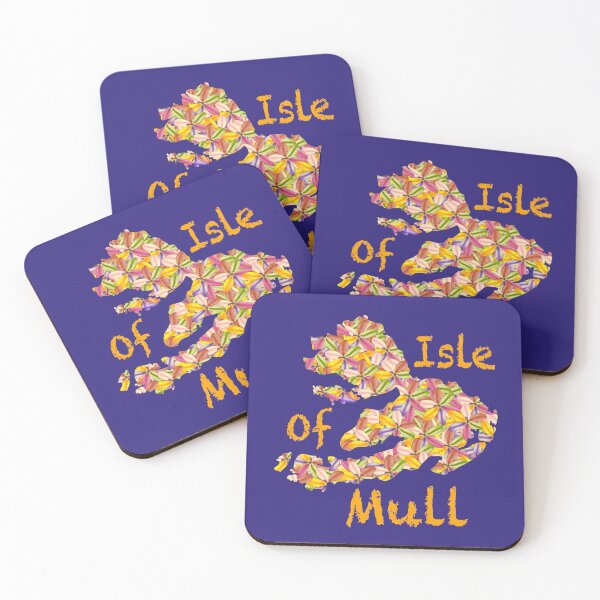 Item preview, Flowery Map of the Isle of Mull designed and sold by articlave.