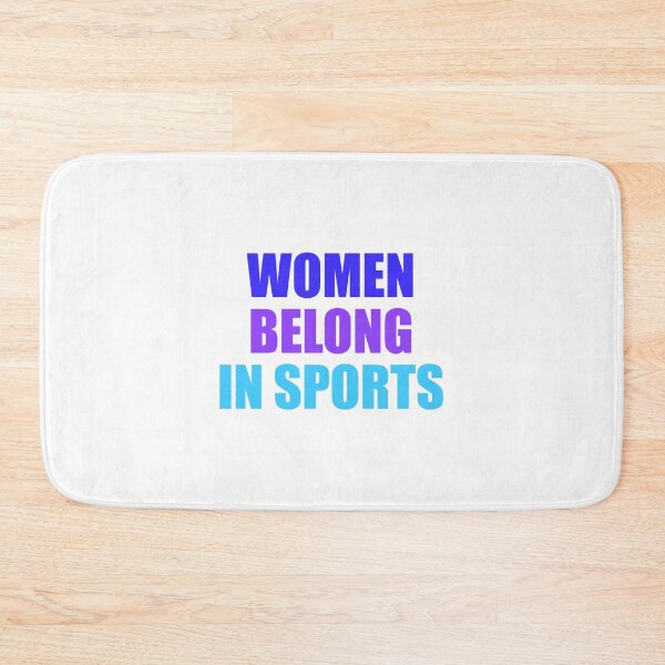 Item preview, Women Belong in Sports designed and sold by Inspirationmotivation.
