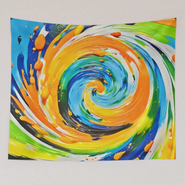 Item preview, Colorful Spiral Vortex Design designed and sold by Health And Fitness Posts e-Store.