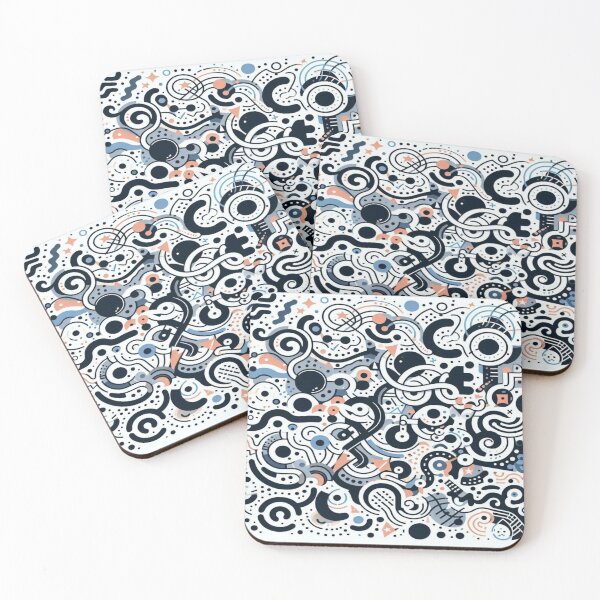 Item preview, Scribbled Patternscape– Perfect Gift designed and sold by Imaginarium of Chaos falcon88 .