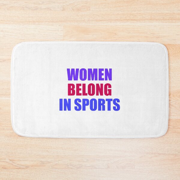 Item preview, Women Belong in Sports designed and sold by Inspirationmotivation.