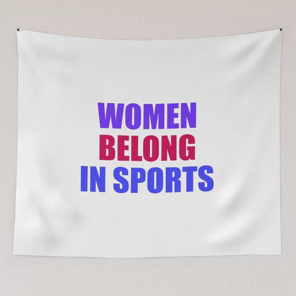 Item preview, Women Belong in Sports designed and sold by Inspirationmotivation.
