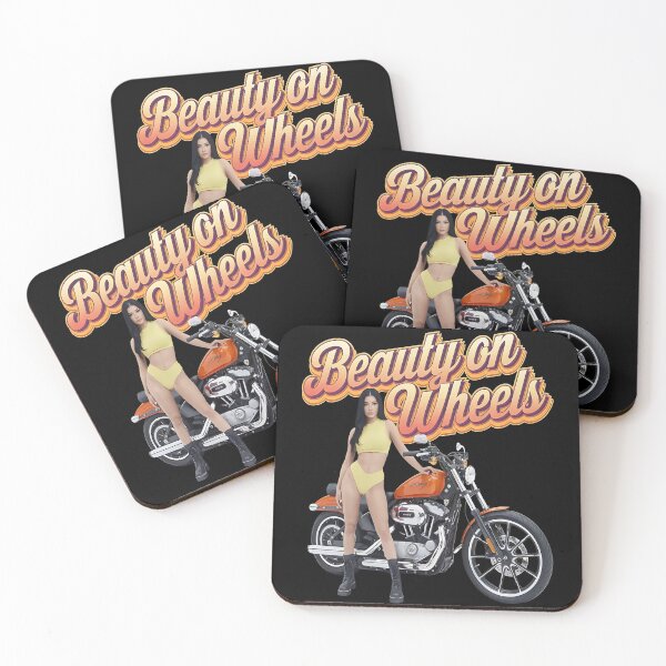 Item preview, Beauty on wheels - Just ride - Chopper garage - Bike garage - Pin-up chopper - Chopper garage - Pin-up biker - American Pin-up designed and sold by JansenGS.