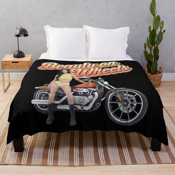 Item preview, Beauty on wheels - Just ride - Chopper garage - Bike garage - Pin-up chopper - Chopper garage - Pin-up biker - American Pin-up designed and sold by JansenGS.