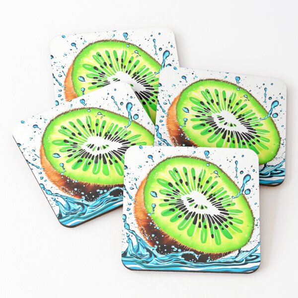 Item preview, Kiwi Splash of Freshness designed and sold by Health And Fitness Posts e-Store.