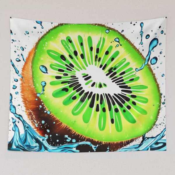 Item preview, Kiwi Splash of Freshness designed and sold by Health And Fitness Posts e-Store.