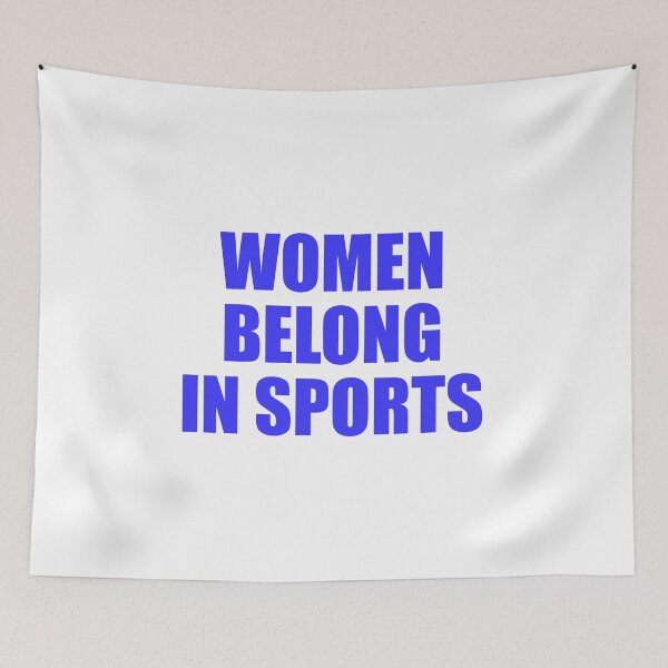 Item preview, Women Belong in Sports designed and sold by Inspirationmotivation.