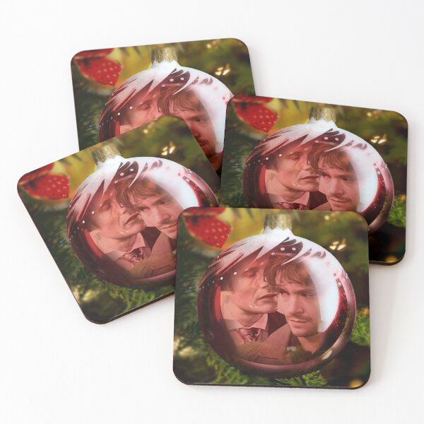 Item preview, Hannigram Cannibal Hannibal and Will Christmas Red Ornament designed and sold by orionlodubyal.