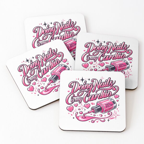 Item preview, Doing Nails Is My Cardio Nail Manucure Artist Nail Tech Funny Shirts for nail designed and sold by Otmanestickers.