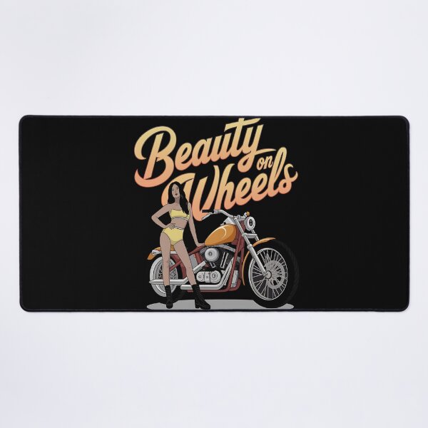 Item preview, Beauty on wheels - Just ride - Chopper garage - Bike garage - Pin-up chopper - Chopper garage - Pin-up biker - American Pin-up designed and sold by JansenGS.