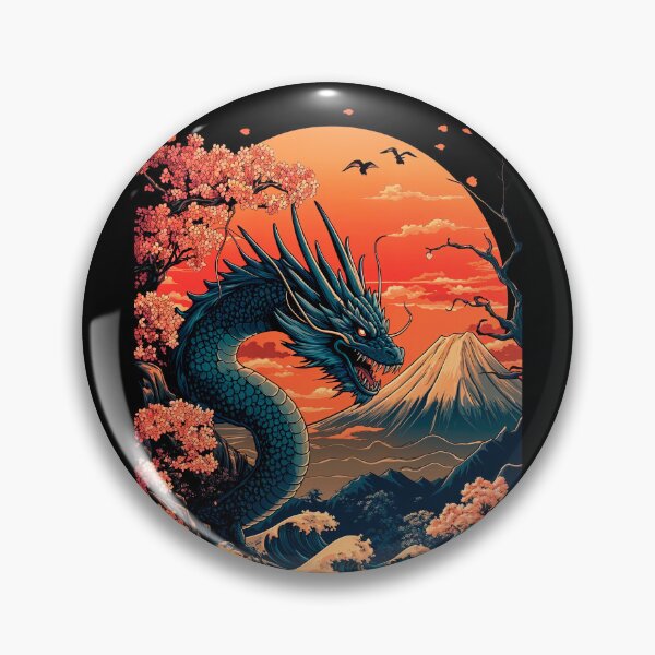 Item preview, Japanese Dragon designed and sold by TheSamuraiCat.