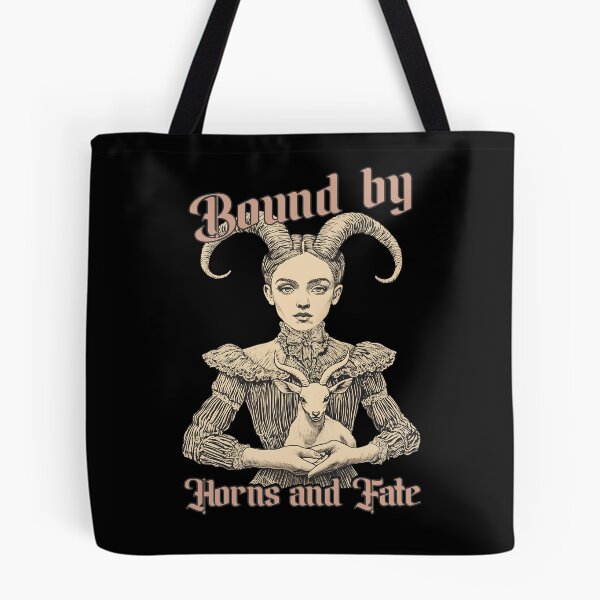 Item preview, Bound by Horns and Fate, Black Phillip Gothic Goat Lover designed and sold by trendyzcom.