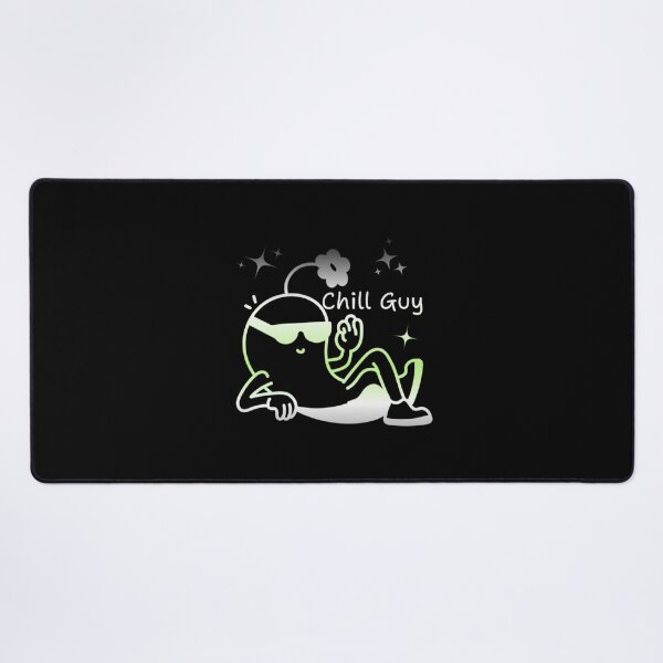 Item preview, Chill Guy, Agender pride flag graphic, Chill Guy Meme, Stress free, Relaxed Guy, lowkey chill out, internet humors, designed and sold by PrideBeProud.