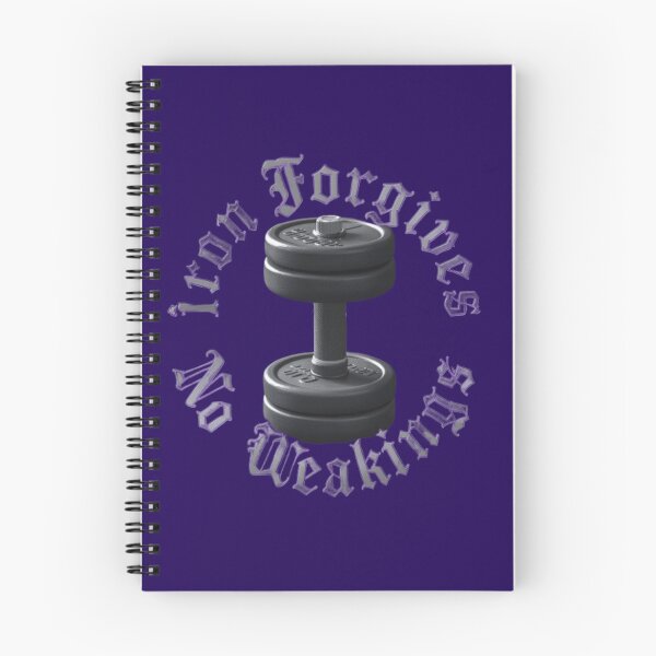 Item preview, Realistic 3D Dumbbell Iron Forgives No Weaklings designed and sold by MiHaykl.