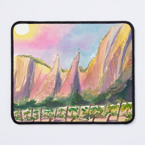 Item preview, View of Vineyard beyond Rotenfels Mountain near Bad Kreuznach designed and sold by artshop77.