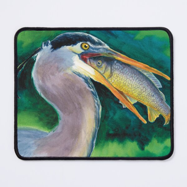 Item preview, Heron with a Fish designed and sold by bethlindley.