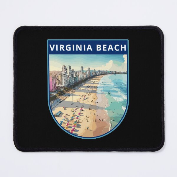 Item preview, Retro Virginia Beach in Watercolor Style Usa Art Travel designed and sold by MaateoDesign.