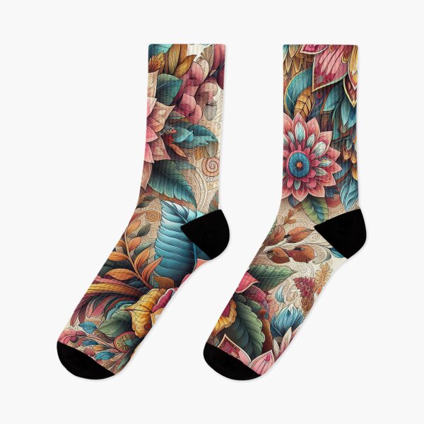 Artikelvorschau, Boho Bloom Bliss - Florales Muster - Potpourrie entworfen und verkauft von nature. electrified..