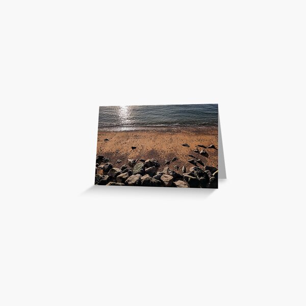 Rocks on the Beach by En Plein Air Elderescence TV Greeting Card