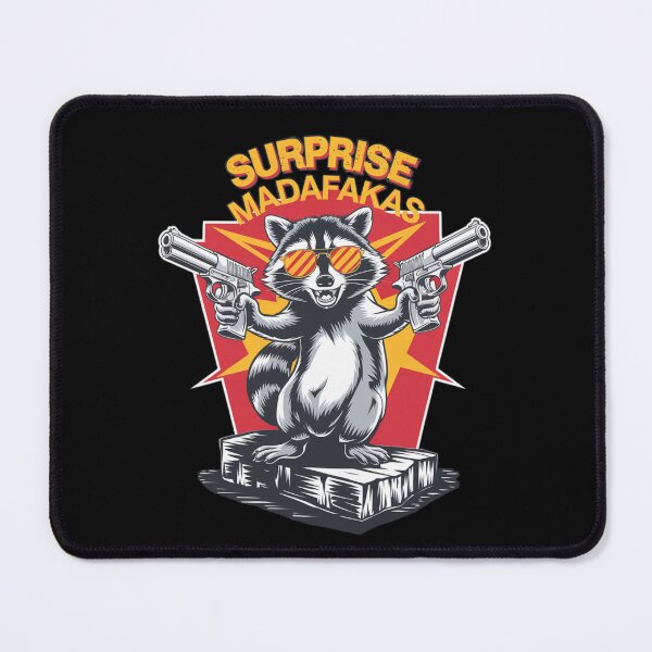 Item preview, Racoon art ,surprise MADAFAKAS! designed and sold by Coollzone.