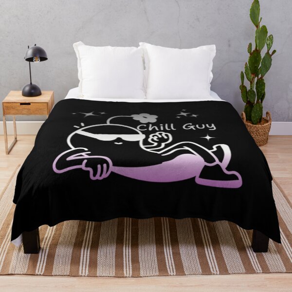 Item preview, Chill Guy, Asexual pride flag graphic, Chill Guy Meme, Stress free, Relaxed Guy, lowkey chill out, internet humors, designed and sold by PrideBeProud.