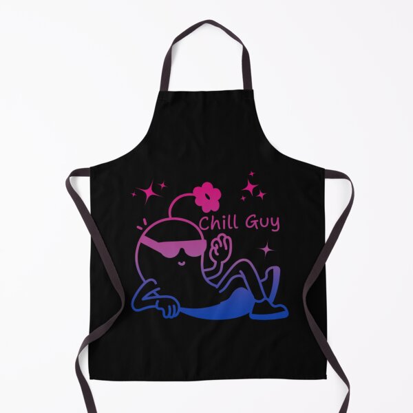 Item preview, Chill Guy, Bisexual pride flag graphic, Chill Guy Meme, Stress free, Relaxed Guy, lowkey chill out, internet humors, designed and sold by PrideBeProud.