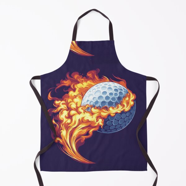 Artikelvorschau, Feuriger Golfball: Dynamisches Flammendesign entworfen und verkauft von Desireehaz.