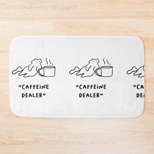 Item preview, Caffeine Dealer – Bold Coffee Quote Design designed and sold by RM-Journey.