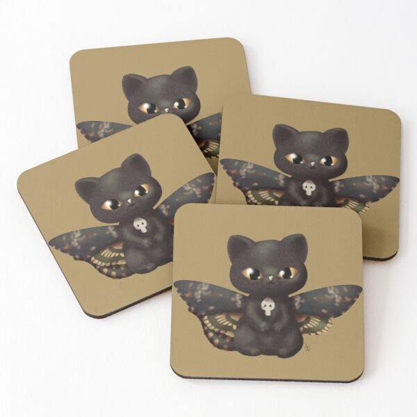 Item preview, Goth Cat Moth designed and sold by AnneOther.