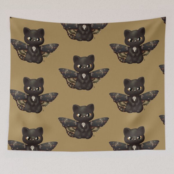 Item preview, Goth Cat Moth designed and sold by AnneOther.