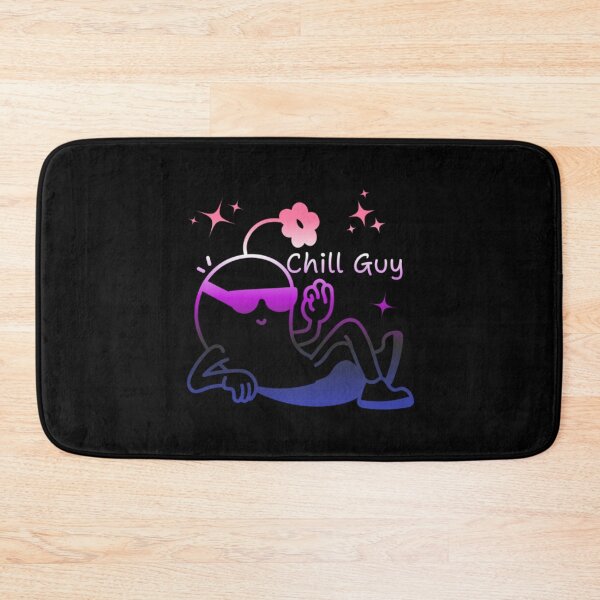 Item preview, Chill Guy, Genderfluid pride flag graphic, Chill Guy Meme, Stress free, Relaxed Guy, lowkey chill out, internet humors, designed and sold by PrideBeProud.
