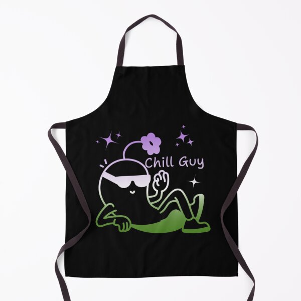 Item preview, Chill Guy, Genderqueer pride flag graphic, Chill Guy Meme, Stress free, Relaxed Guy, lowkey chill out, internet humors, designed and sold by PrideBeProud.
