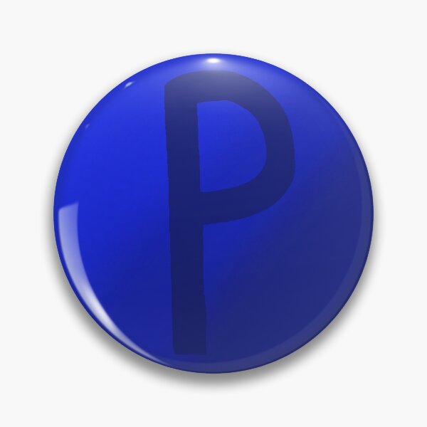 Item preview, Dark Blue P with Gradient Background designed and sold by MusicQueen17.