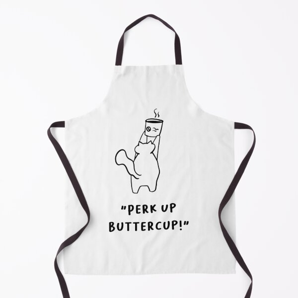 Item preview, Perk Up Buttercup! – Fun Coffee Quote Design designed and sold by RM-Journey.