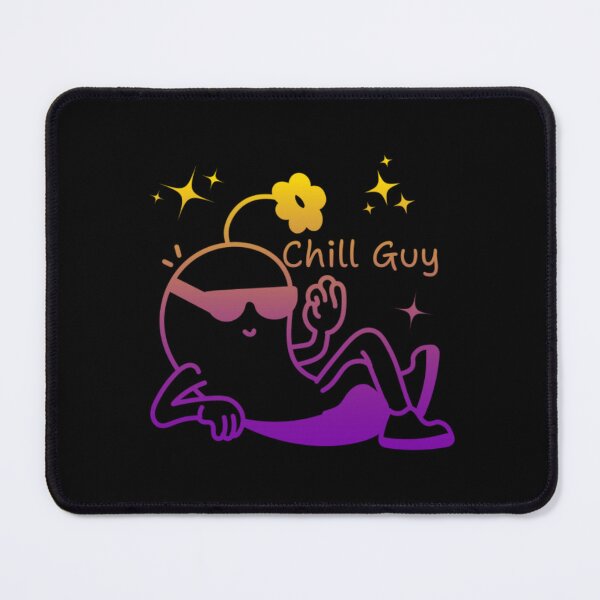 Item preview, Chill Guy, Intersex pride flag graphic, Chill Guy Meme, Stress free, Relaxed Guy, lowkey chill out, internet humors, designed and sold by PrideBeProud.