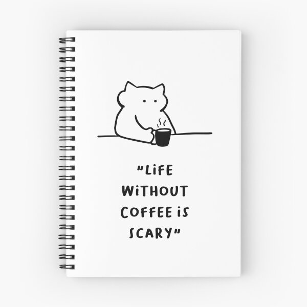 Item preview, Life Without Coffee Is Scary – Funny Coffee Quote Design designed and sold by RM-Journey.
