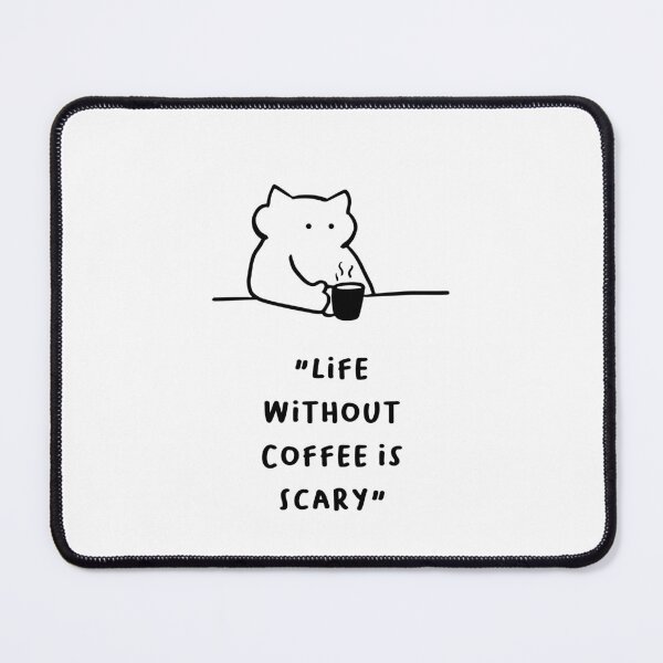 Item preview, Life Without Coffee Is Scary – Funny Coffee Quote Design designed and sold by RM-Journey.