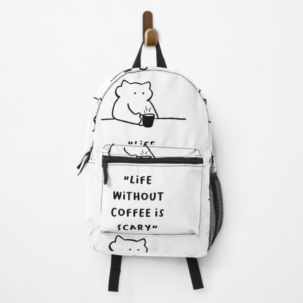 Item preview, Life Without Coffee Is Scary – Funny Coffee Quote Design designed and sold by RM-Journey.