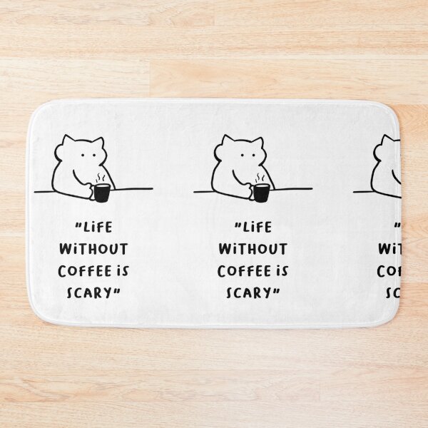 Item preview, Life Without Coffee Is Scary – Funny Coffee Quote Design designed and sold by RM-Journey.
