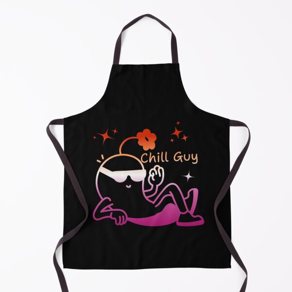 Item preview, Chill Guy, Lesbian pride flag graphic, Chill Guy Meme, Stress free, Relaxed Guy, lowkey chill out, internet humors, designed and sold by PrideBeProud.