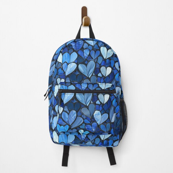 Item preview, Blue Stained Glass Hearts 11 designed and sold by Magnuna.