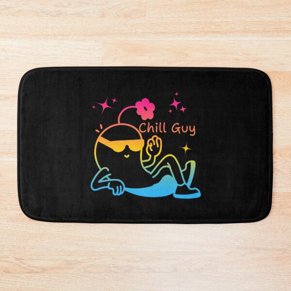Item preview, Chill Guy, Pansexual pride flag graphic, Chill Guy Meme, Stress free, Relaxed Guy, lowkey chill out, internet humors, designed and sold by PrideBeProud.