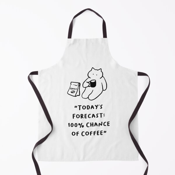 Item preview, Today’s Forecast: 100% Chance of Coffee – Fun Coffee Quote designed and sold by RM-Journey.