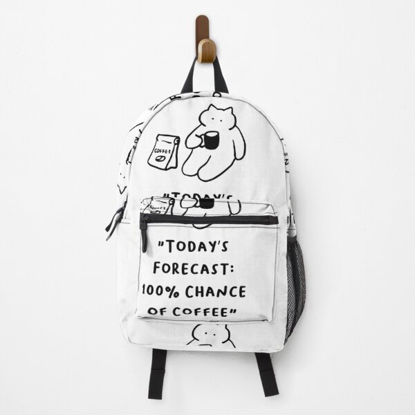 Item preview, Today’s Forecast: 100% Chance of Coffee – Fun Coffee Quote designed and sold by RM-Journey.