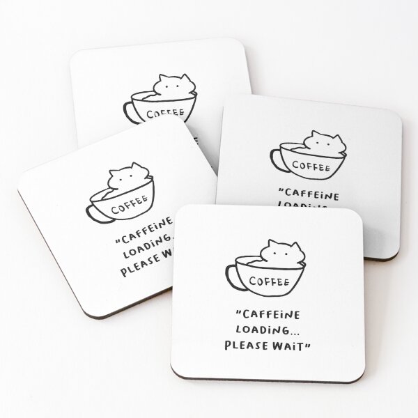 Item preview, Caffeine Loading… Please Wait – Funny Coffee Design designed and sold by RM-Journey.