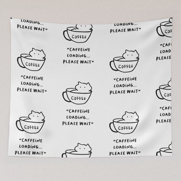 Item preview, Caffeine Loading… Please Wait – Funny Coffee Design designed and sold by RM-Journey.