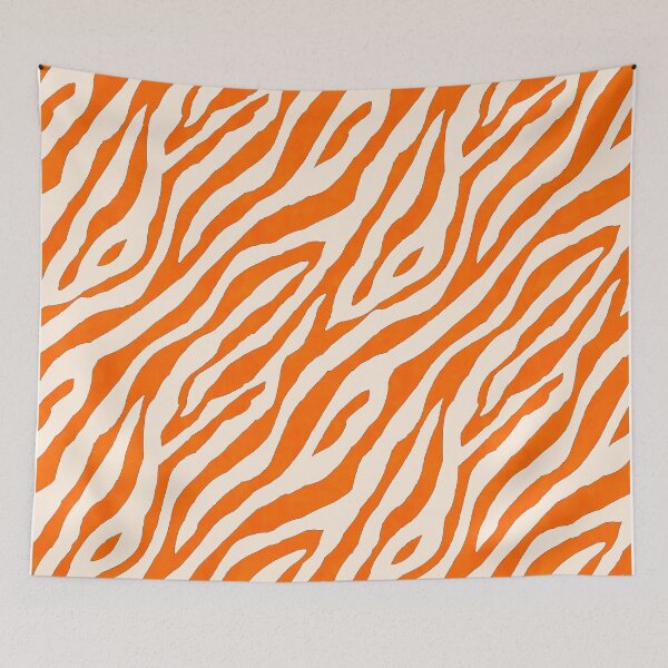Item preview, Orange Tiger Stripe Pattern designed and sold by AnyMar2023.