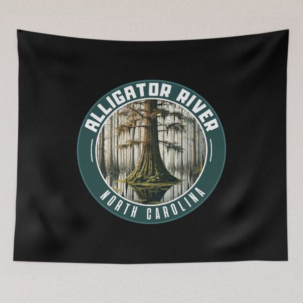 Item preview, Alligator River North Carolina Art Travel  designed and sold by MaateoDesign.